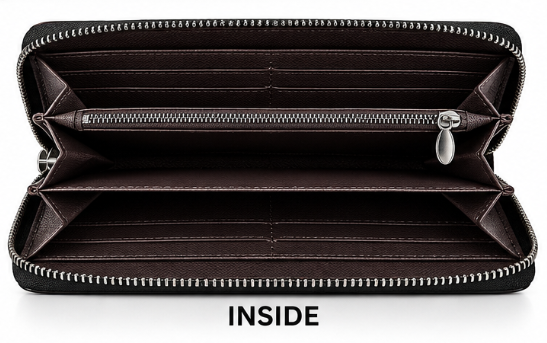 DST Black on Black Wallet