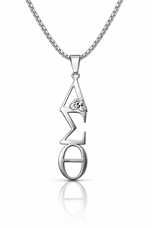 African Violet DST Necklace-Silver
