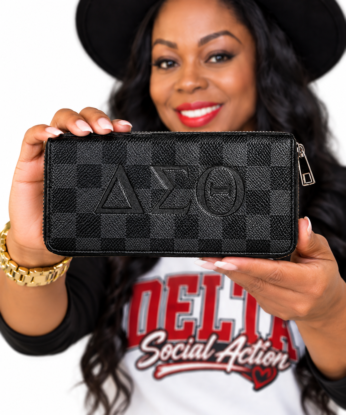 DST Black on Black Wallet
